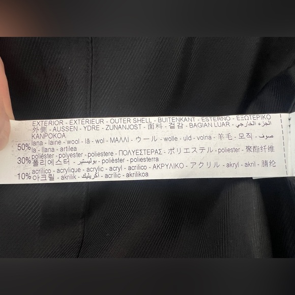 Zara Grey Wool Blend Coat - XS - Picture 5 of 6